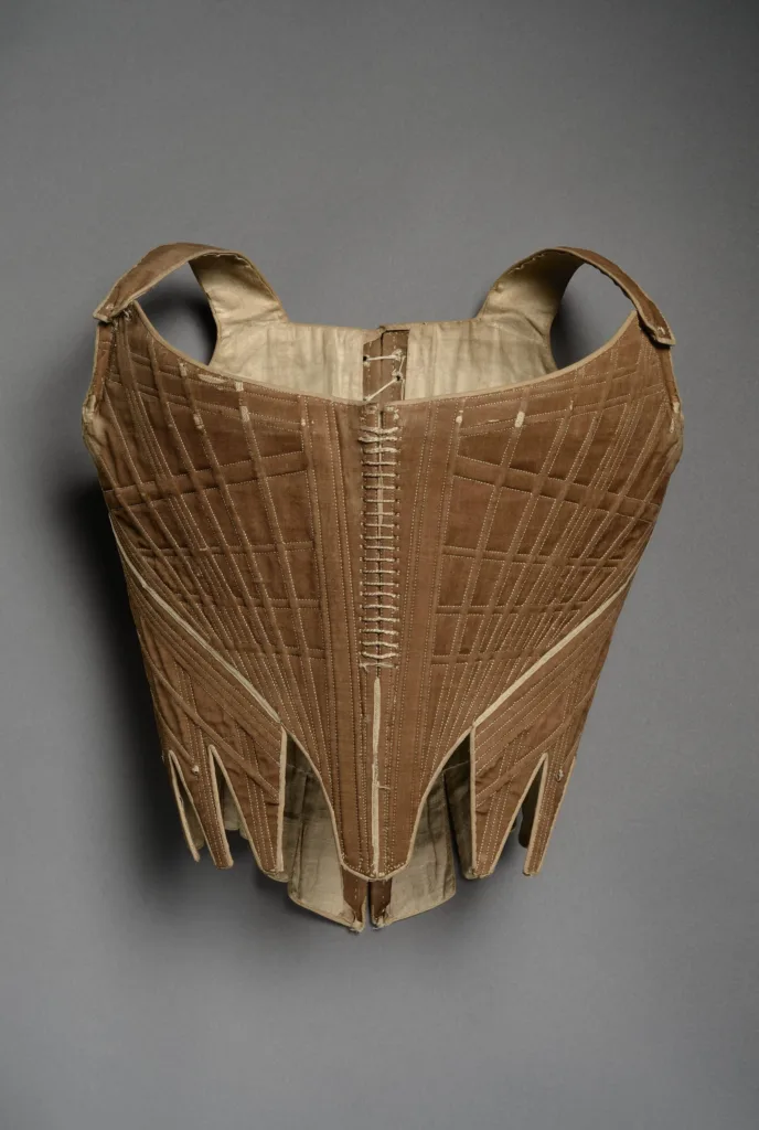Corps à baleines, milieu 18e siècle_Musee Mode & Dentelle ©Y.Peeters-A.Dohet