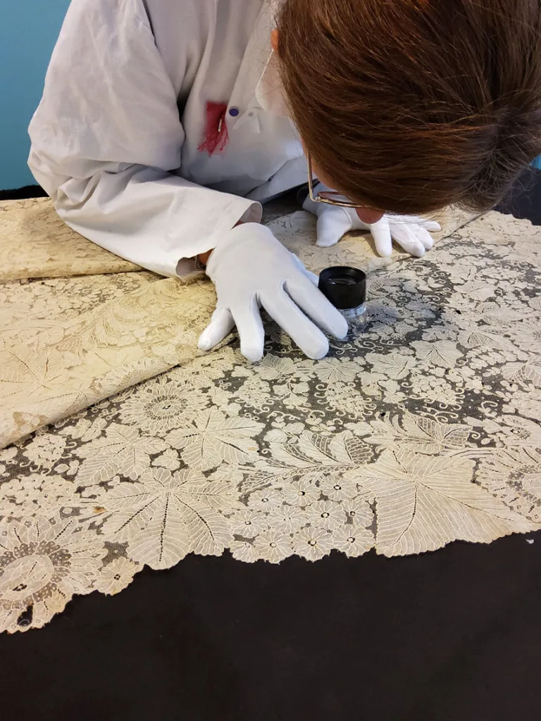 Voile ?, dentelle à l’aiguille, point de gaze Bruxelles, ca. 1860–1880